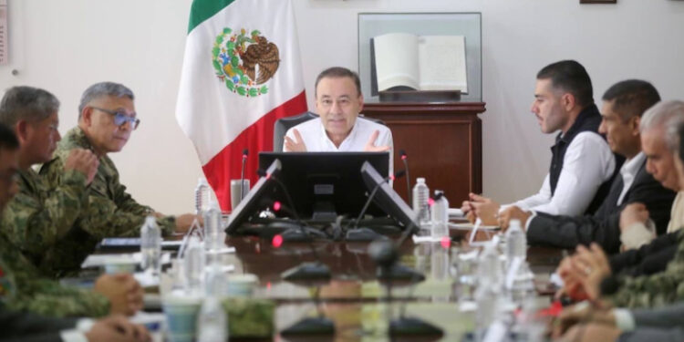 García Harfuch, asiste a reunión de seguridad en Hermosillo