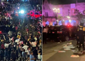 Conductor atropella a multitud en el centro de Guadalajara; reportan varios heridos