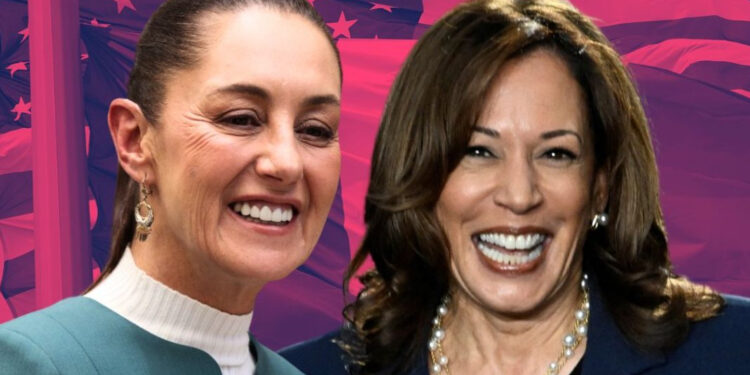 Sheinbaum celebra declaraciones de Kamala sobre ‘violencia’ en la colonización