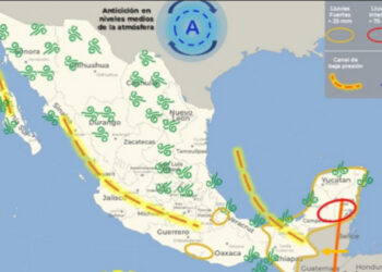 Pronóstico del tiempo para este día lunes