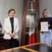 Dolores del Río toma protesta a nuevos titulares en la Contraloría General