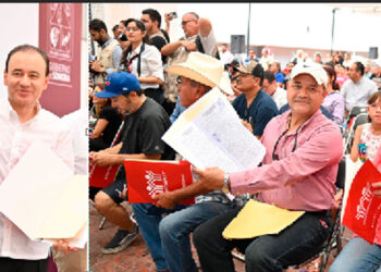 Beneficia Gobernador Durazo a más de 47 mil familias sonorenses con entrega de escrituras