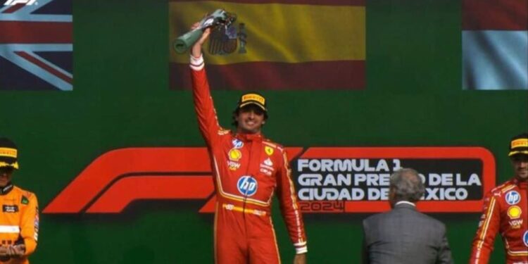 Carlos Sainz se lleva el Gran Premio de México