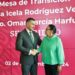 Rosa Icela Rodríguez y Omar García Harfuch toman cargo en ceremonia de entrega-recepción de Segob y SSPC