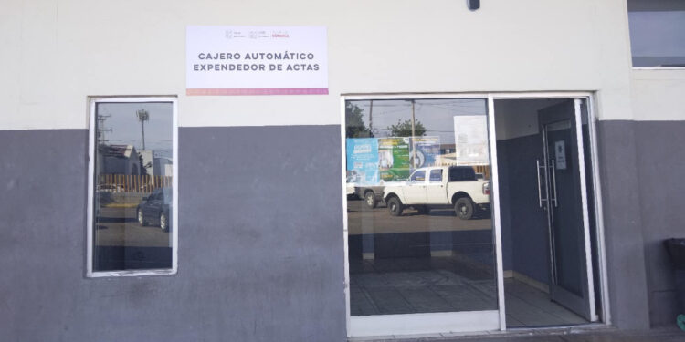 Amplía Gobierno de Sonora servicio de cajeros automáticos de Registro Civil