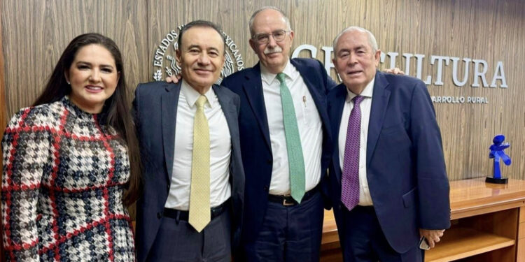Gobernador Durazo coordina esfuerzos con Sader en apoyo del campo sonorense