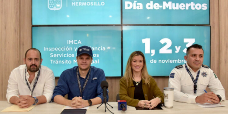 Listo Gobierno de Hermosillo con el operativo de Día de Muertos