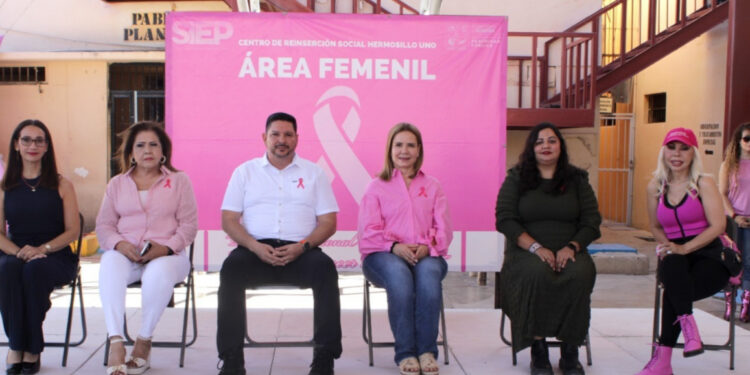 Acerca Gobierno de Sonora acciones de prevención del cáncer de mama a mujeres del Cereso