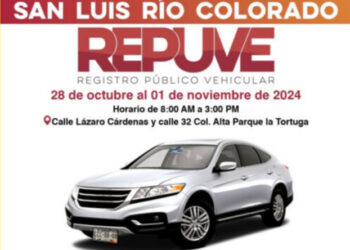 Instala Gobierno de Sonora módulo itinerante de Repuve en SLRC