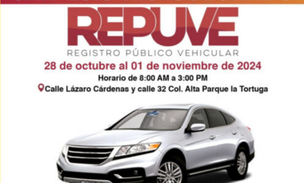 Instala Gobierno de Sonora módulo itinerante de Repuve en SLRC