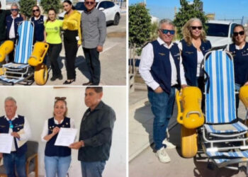 Entregan Segunda Silla Anfibia a la Coordinación de la Unidad de Auxilio Turístico