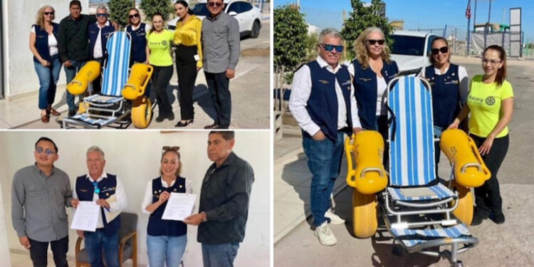 Entregan Segunda Silla Anfibia a la Coordinación de la Unidad de Auxilio Turístico