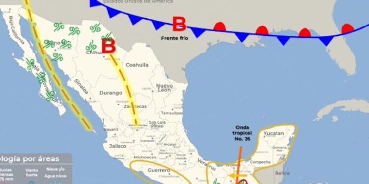 Se prevén cielos mayormente despejados sin probabilidad de lluvia