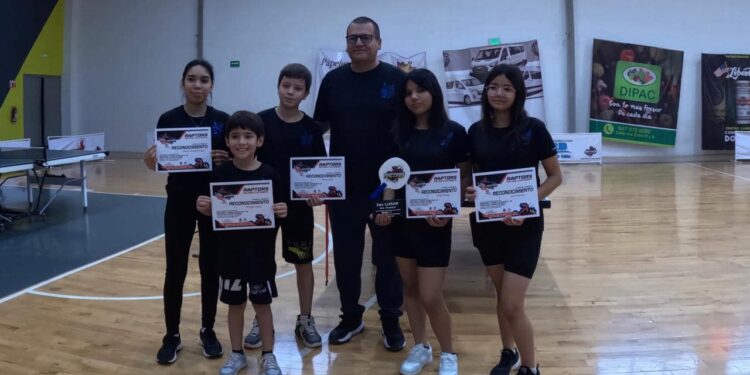 Se llevó a cabo el Segundo Torneo de Tenis de Mesa del Club Raptor’s Caborca