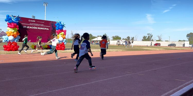 Más de 100 estudiantes participaron en la décima primera “MINI-OLIMPIADA DEPORTIVA 2024” en Cajeme