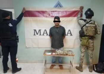 En operativo conjunto asegura SSPM dosis de marihuana y cristal