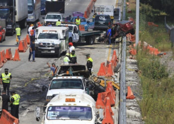 Accidente carretero deja cuatro personas sin vida en Chiapas