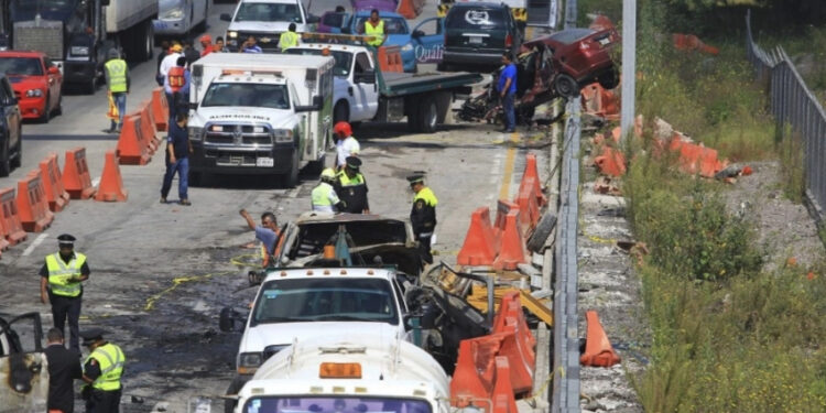 Accidente carretero deja cuatro personas sin vida en Chiapas