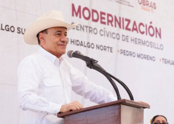Gobernador Durazo rescata centro cívico de Hermosillo con modernización de calles