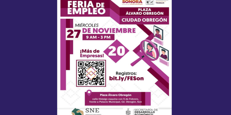 Invita Gobierno De Cajeme Y Estado A La Feria De Empleo 2024
