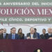 Gobernador Durazo acompaña a 5 mil jóvenes en el desfile por el 114 aniversario de la Revolución Mexicana