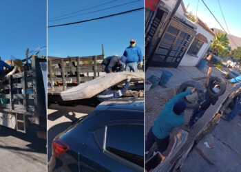 Avanzan actividades de la Jornada de Descacharre en sectores de Guaymas