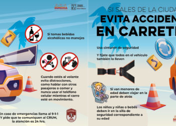 Evitar distractores es primordial para prevenir accidentes viales: Salud Sonora