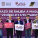 Entrega Gobernadora Delfina Gómez maquinaria para bacheo y rencarpetado