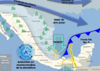 Continuarán cielos parcialmente nublados