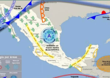 Llega frente frío número 9 la tarde de este martes