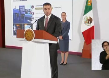 Presenta Omar Garcia Harfuch avances de la estrategia de seguridad nacional en Sonora.