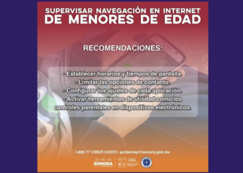 Recomiendan supervisar navegación en internet de menores