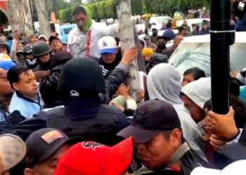 Seis lesionados tras desalojo de comerciantes en Ixmiquilpan