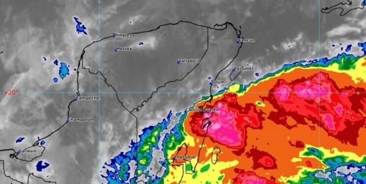 Tormenta tropical ‘Sara’ ocasiona lluvias intensas al sureste del país