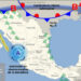 Durante hoy el frente frío No. 11 se extenderá sobre el territorio noroeste del país