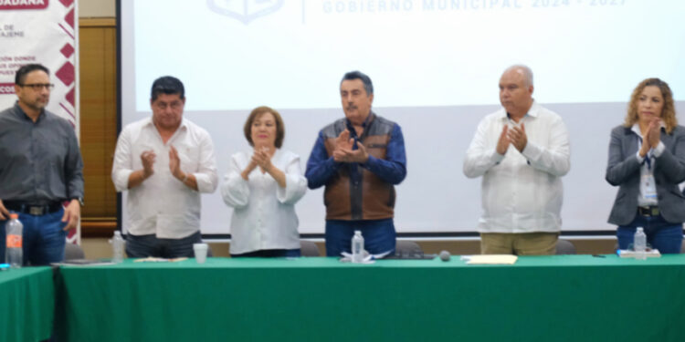 Clausura Presidente Javier Lamarque foros de consulta ciudadana con miras a elaborar el plan municipal de desarrollo 24-27 de cajeme