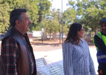 Avanza construcción de plaza multifuncional en Cajeme