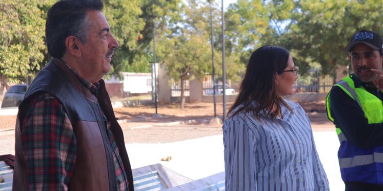Avanza construcción de plaza multifuncional en Cajeme