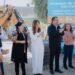 Atestiguan Toño Astiazarán y Patty Ruibal inicio de pavimentación de calles en la Miguel Hidalgo
