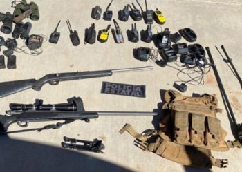 Libera Gobierno de Sonora rancho ocupado por la delincuencia y asegura armas