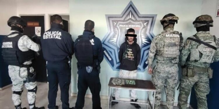 Detiene SSPM en Operativos a hombre con drogas y operativos con droga y a otro por violencia familiar
