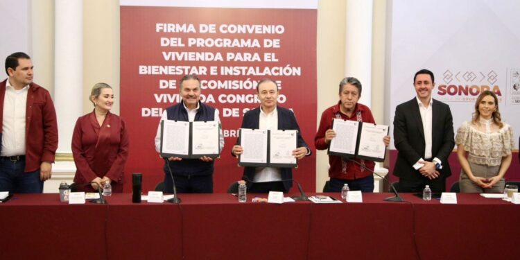 Gobernador Durazo encabeza plan nacional de vivienda con 33 mil 800 casas para sonorenses