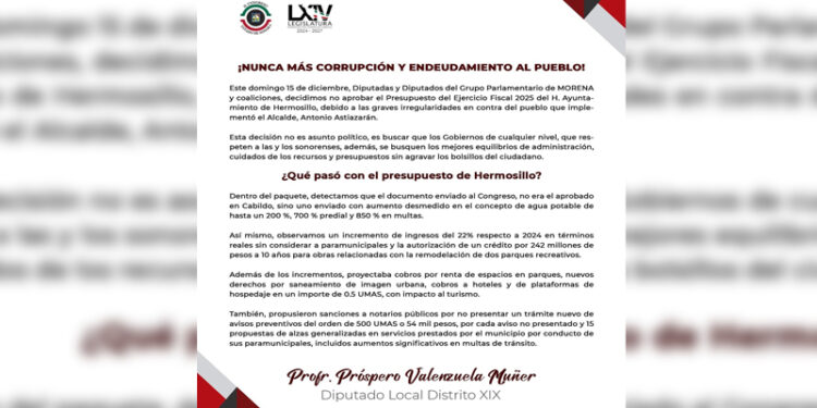¡Nunca Más Corrupción Y Endeudamiento Al Pueblo!
