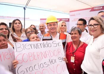 Gobernador Durazo cumple a sonorenses con rehabilitación de más de 120 vialidades en municipios