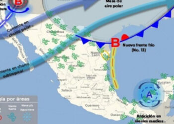 Se prevé posicionamiento de una baja presión de altura para jueves y viernes
