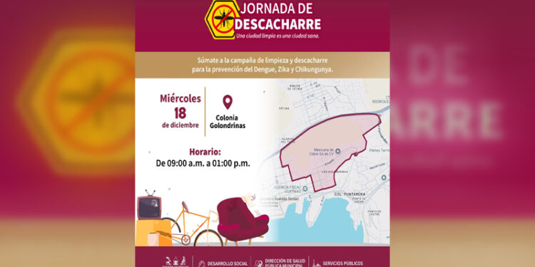 A participar en Jornada de Descacharre invita el Ayuntamiento de Guaymas a vecinos de Golondrinas