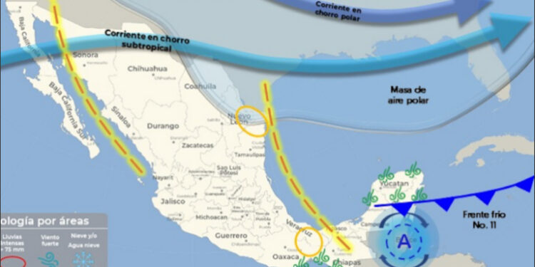 Se espera un ligero aumento a las temperaturas máximas sobre la mayor parte de Sonora