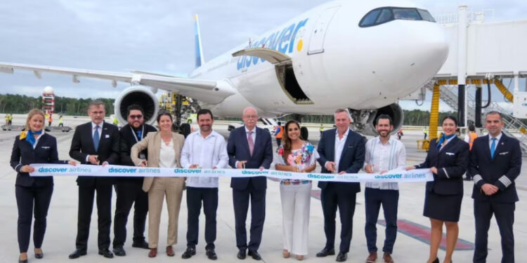 Tulum se conecta con Alemania en vuelo directo de la aerolínea Discover Airlines: Mara Lezama