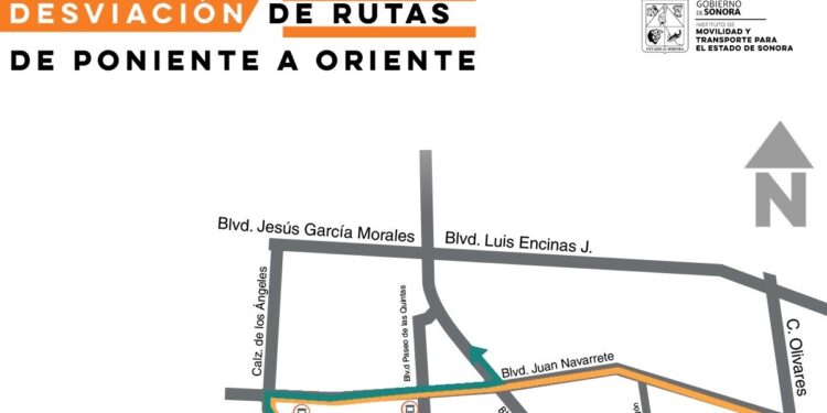 Modifica Imtes ruta de transporte público por cierre de crucero de Colosio y Solidaridad