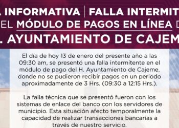 COMUNICADO del Ayuntamiento de Cajeme